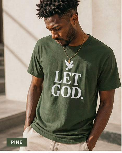 LET GOD Collection — Premium Faith Tee (Preorder)